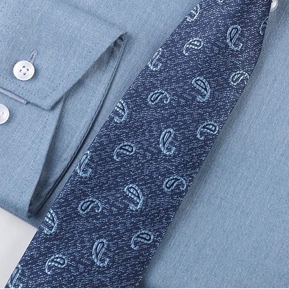 Cravat Nam cỡ trung 7cm cao cấp nhiều mẫu lựa chọn, cà vạt chú rể, Cavat dự tiệc, Calavat công sở CV-7135