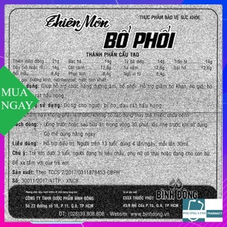 Thiên môn Bổ Phổi (280ml)