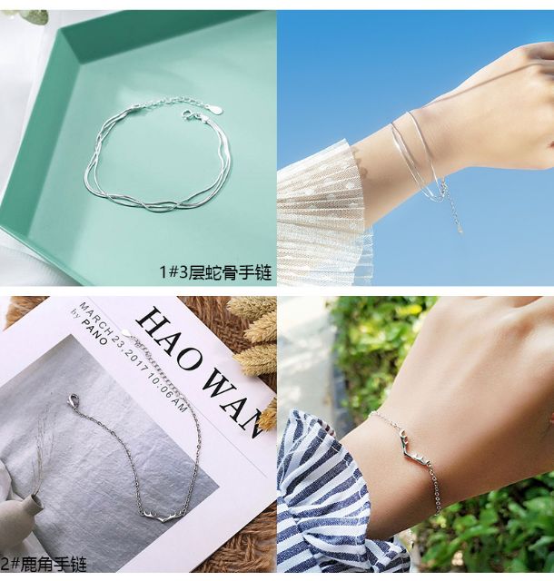 Vòng tay nữ phong cách đơn giản