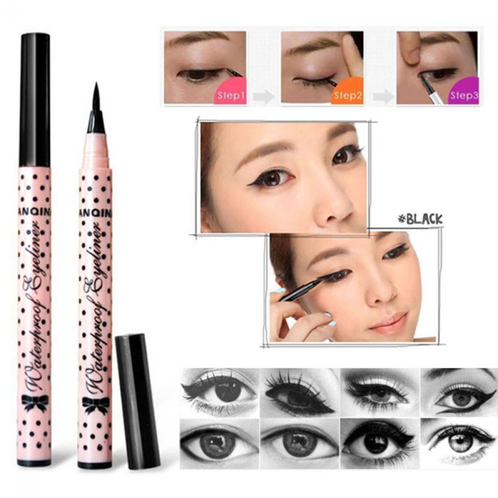 DIACHAVN Bút Kẻ Mắt Chống Thấm Nước Màu Đen Thời Trang