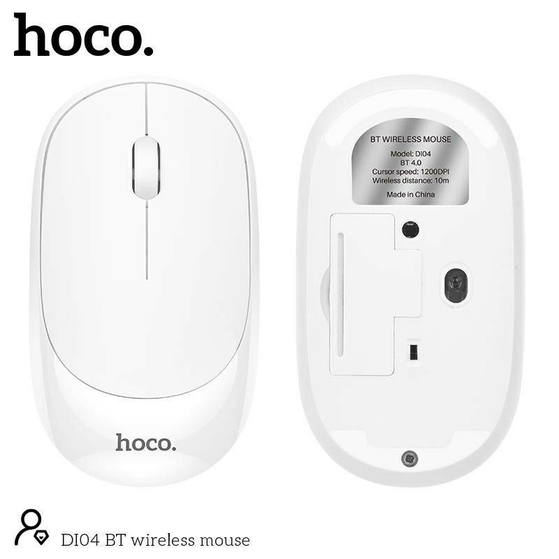 Chuột Không Dây Hoco DI04 - Bluetooth 4.0 - Kết Nối 10m - Trọng Lượng Siêu Nhẹ - Bảo Hành 12 Tháng