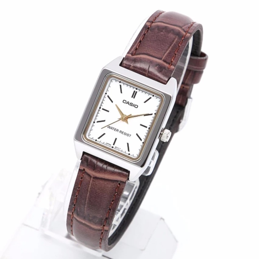 Đồng hồ nữ dây da Casio chính hãng Anh Khuê LTP-V007L-7E2UDF