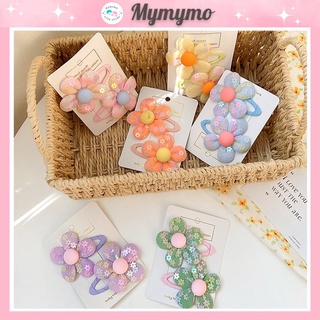 Set 2 kẹp tóc bông hoa xinh xắn, dễ thương cho bé - cặp tóc cute bé gái nữ điệu đà