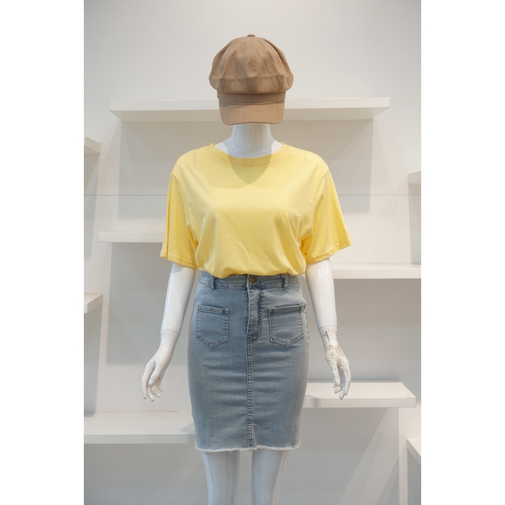 Áo Trơn Cotton Màu Mới 096