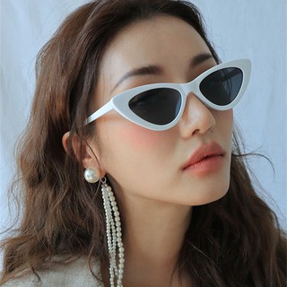 Mắt Kính Râm Nữ Thời Trang Mắt Xếch Trẻ Trung Chống UV, Gọng Kính Mắt Mèo Trẻ Trung - 903 TRẮNG