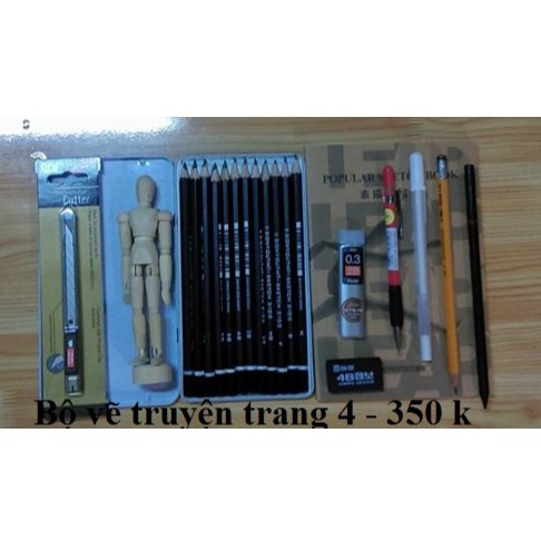 [ TÂM TÂM ]-[DC Vẽ Tâm Tâm]Bộ dụng cụ vẽ truyện tranh, vẽ truyền thần số 4