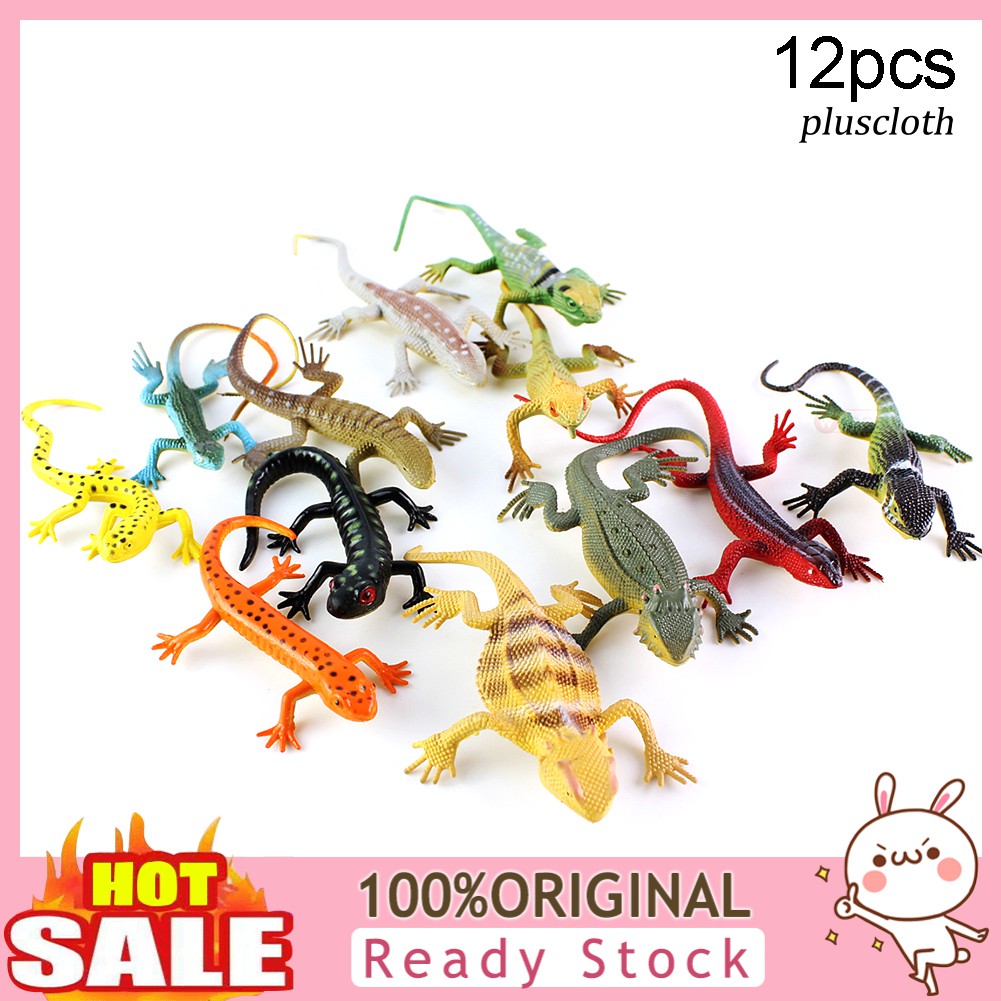 Set 12 mô hình thằn lằn đồ chơi mini cho bé