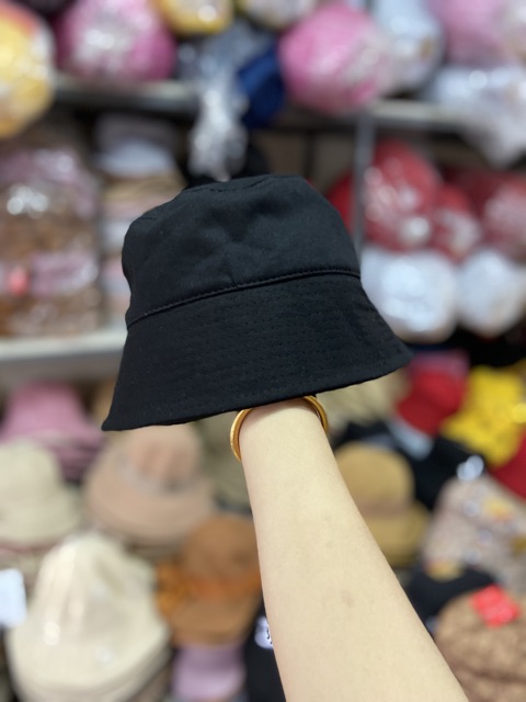 NÓN BUCKET TAI BÈO VÀNH CỤP NHIỀU MÀU THỜI TRANG