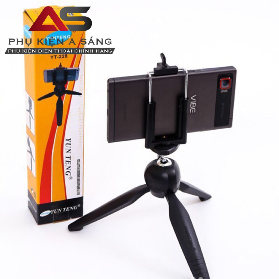 [Mã 2404EL10K giảm 10K đơn 20K] Giá đỡ 3 Chân điện thoại máy ảnh Tripod Yunteng 288 - Yunteng 288