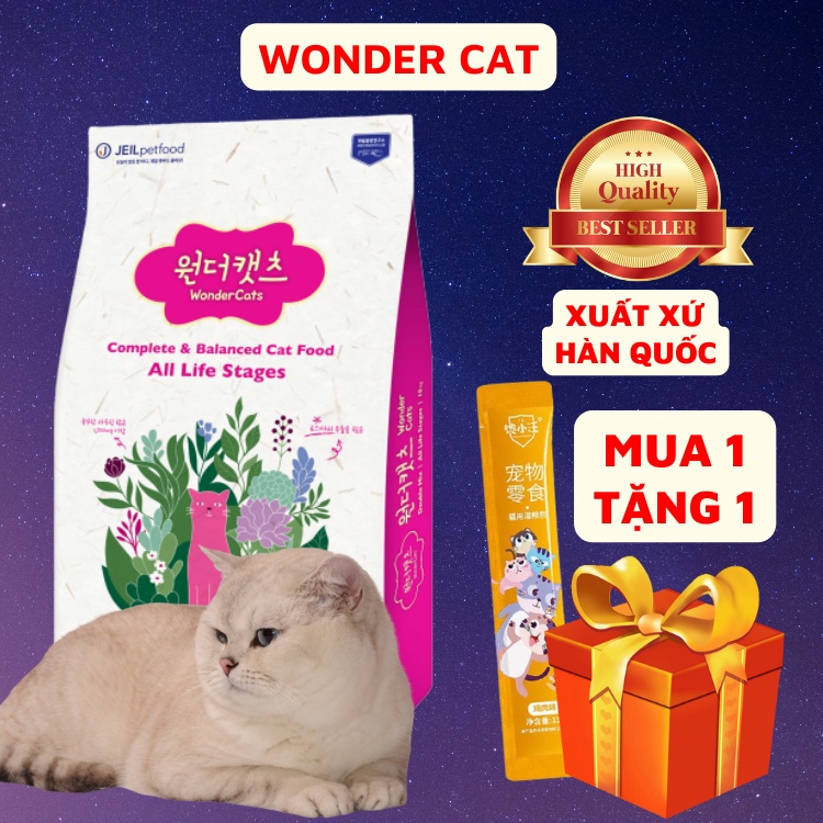 [Mã PET50K giảm Giảm 10% - Tối đa 50K đơn từ 250K] Hạt khô cho mèo trên 4 tháng tuổi