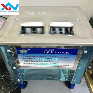 Máy cắt thịt, thái thịt quán phở 2 ngăn