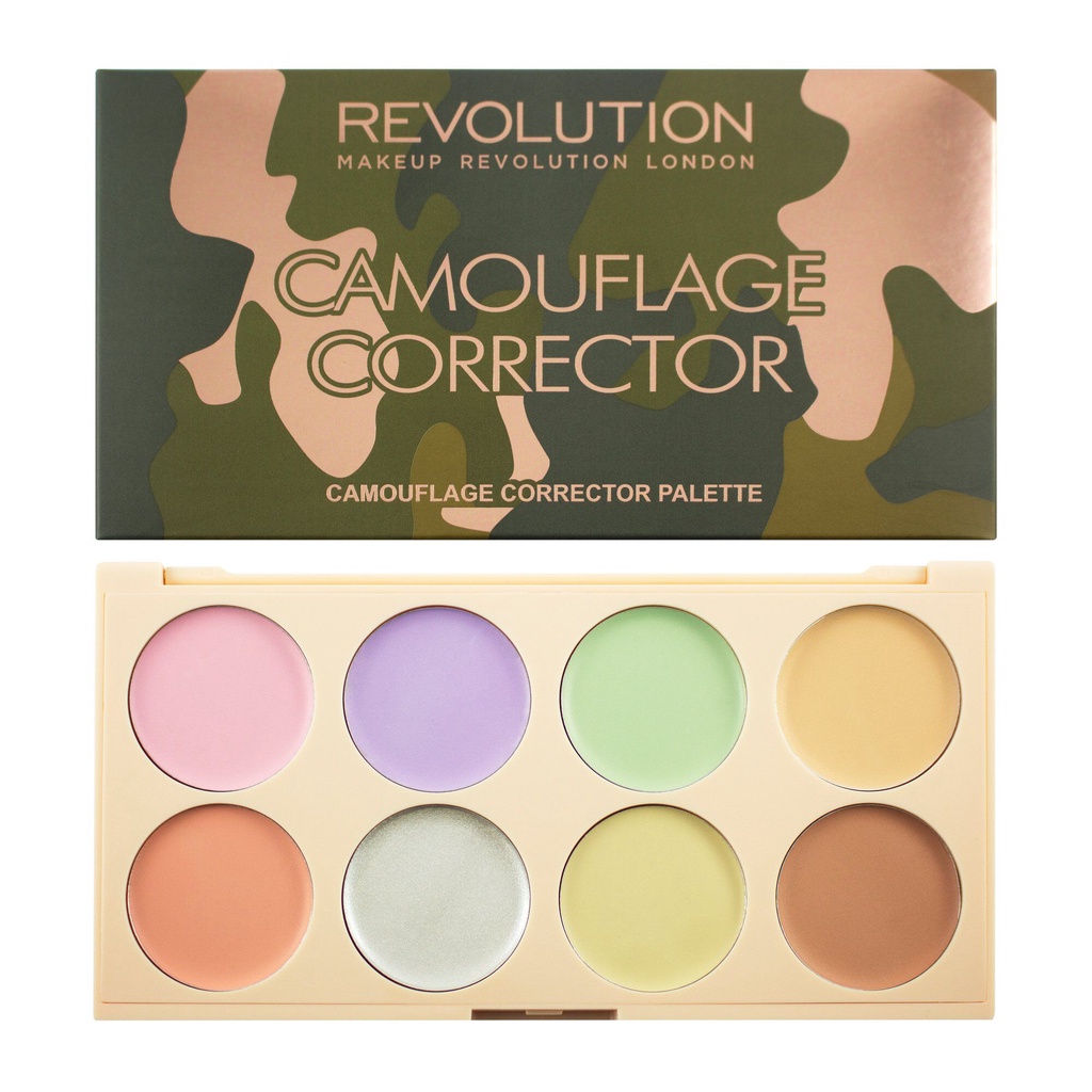 Bảng triệt sắc Revolution Camouflage Corrector 8 ô