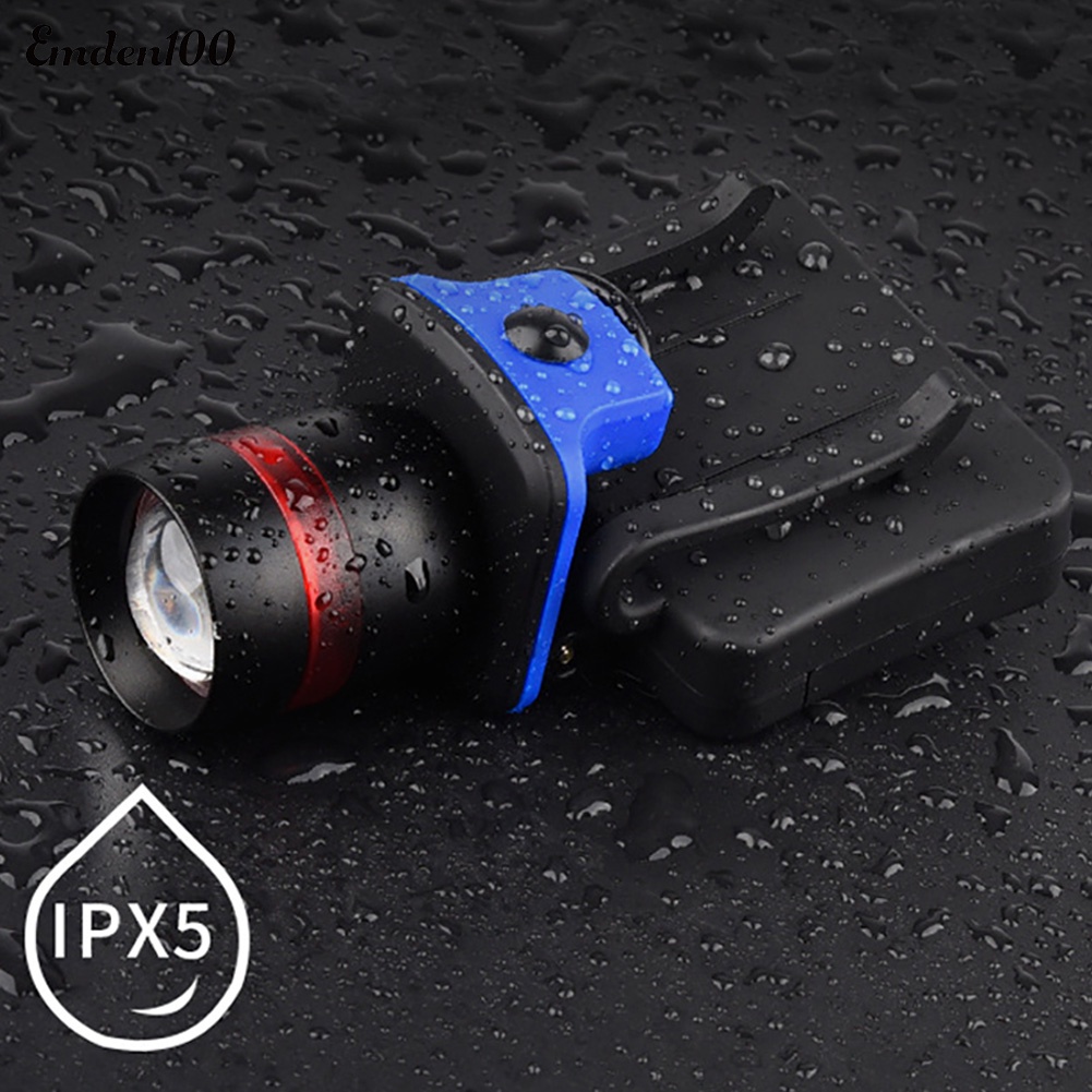 [EMDN] Đèn Pin Kẹp Vành Mũ Lưỡi Trai Phóng To Ban Đêm