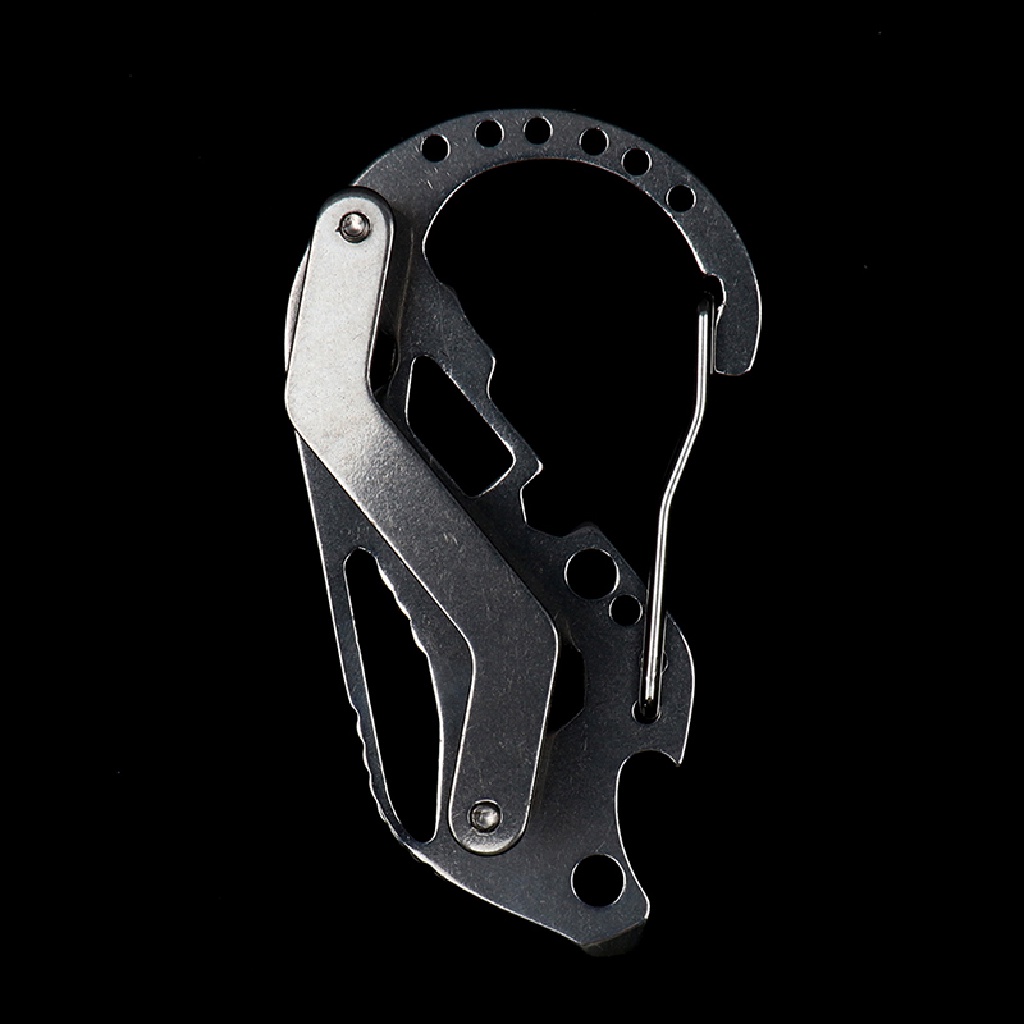 Jettingbuy MultiTool Carabiner EDC Holder Clip Gadget  Multi Purpose Hanger Buckle Tool QDD