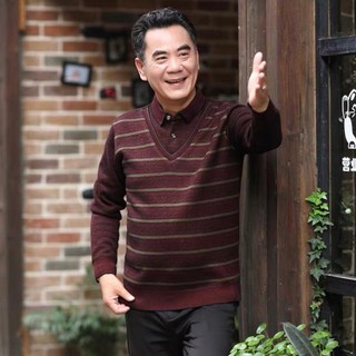 Áo thu đông trung niên dáng to hàng quảng châu
