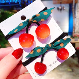 Cột tóc quả Cherry xinh xắn