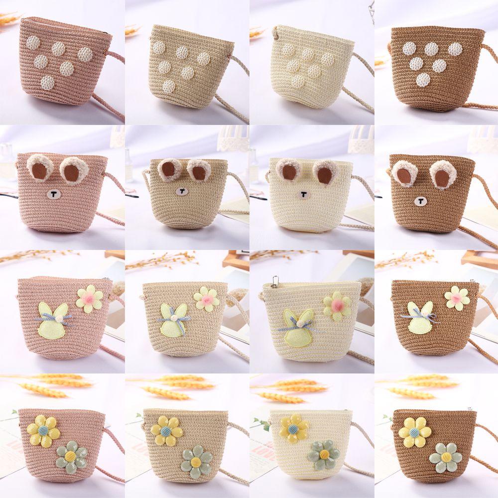 UUMIR Túi Cói Đeo Chéo Handmade Thời Trang Cho Bé