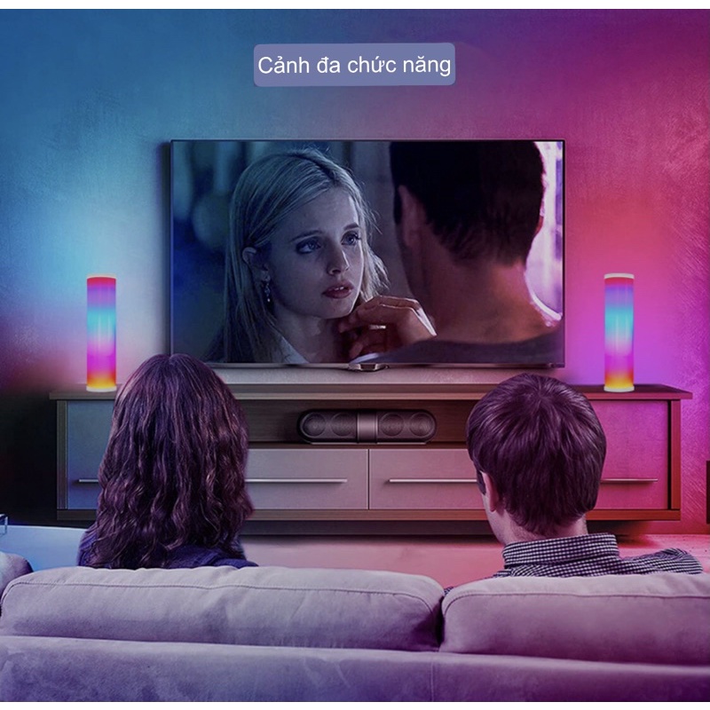 Đèn led rgb đa sắc màu nhấp nháy theo điệu nhạc