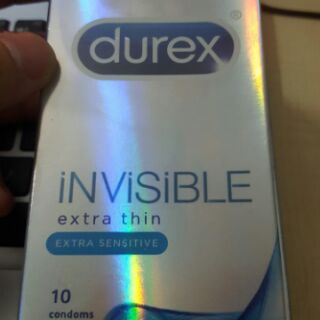 Bao Cao Su ÔM SÁT SIÊU MỎNG Durex Invisible - 12 cái