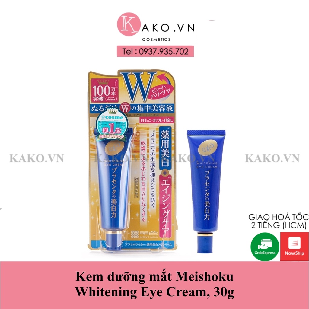 Kem dưỡng mắt Meishoku Whitening Eye Cream, 30g