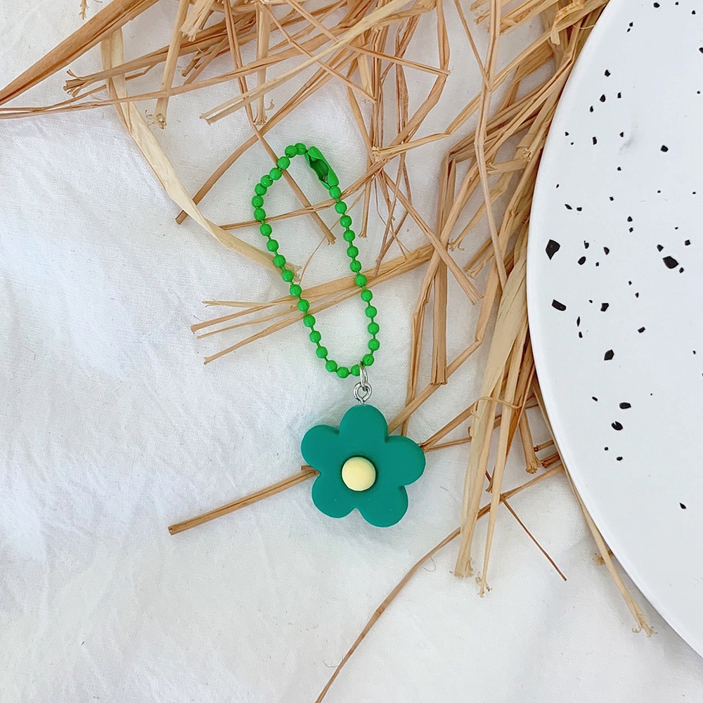 Dây Buộc Tóc Gắn Móc Khóa Hình Hoa Dễ Thương Jp5