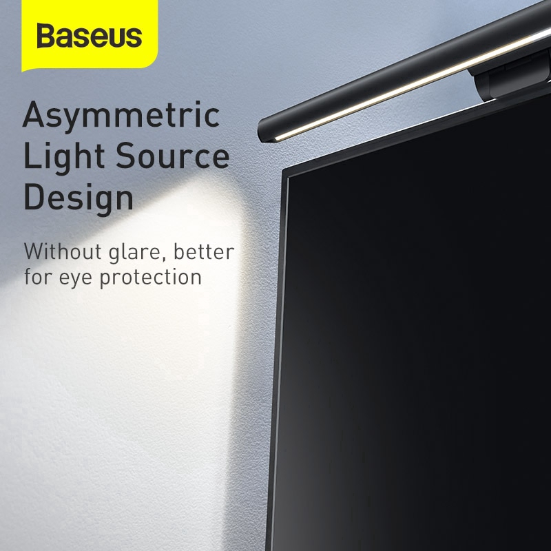 Đèn led Baseus 3 chế độ sáng gắn màn hình máy tính laptop/PC tiện dụng