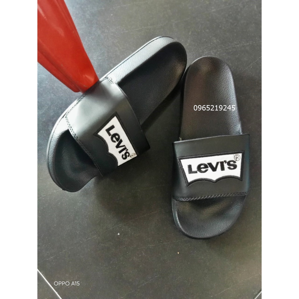 ♥️ Freeship+Hộp ♥️ Dép 𝐋𝐄𝐕𝐈❜𝐒, dép quai ngang nam nữ, dép quai ngang thể thao nam nữ thêu chữ nổi nhiều màu