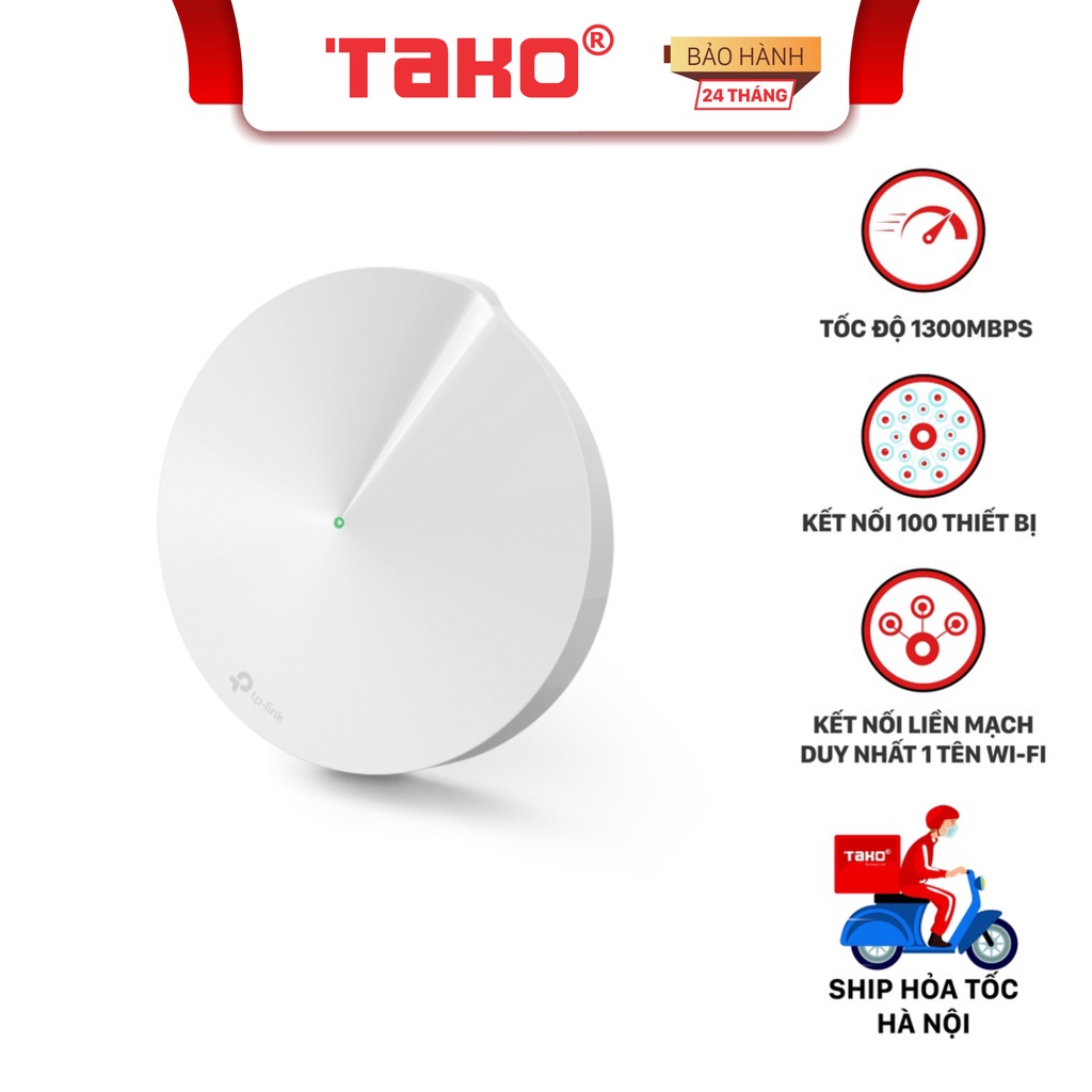 Bộ phát wifi TP-Link Mesh Deco M5 AC1300Mbps tăng cường độ phủ sóng. Chính hãng, BH 24 tháng