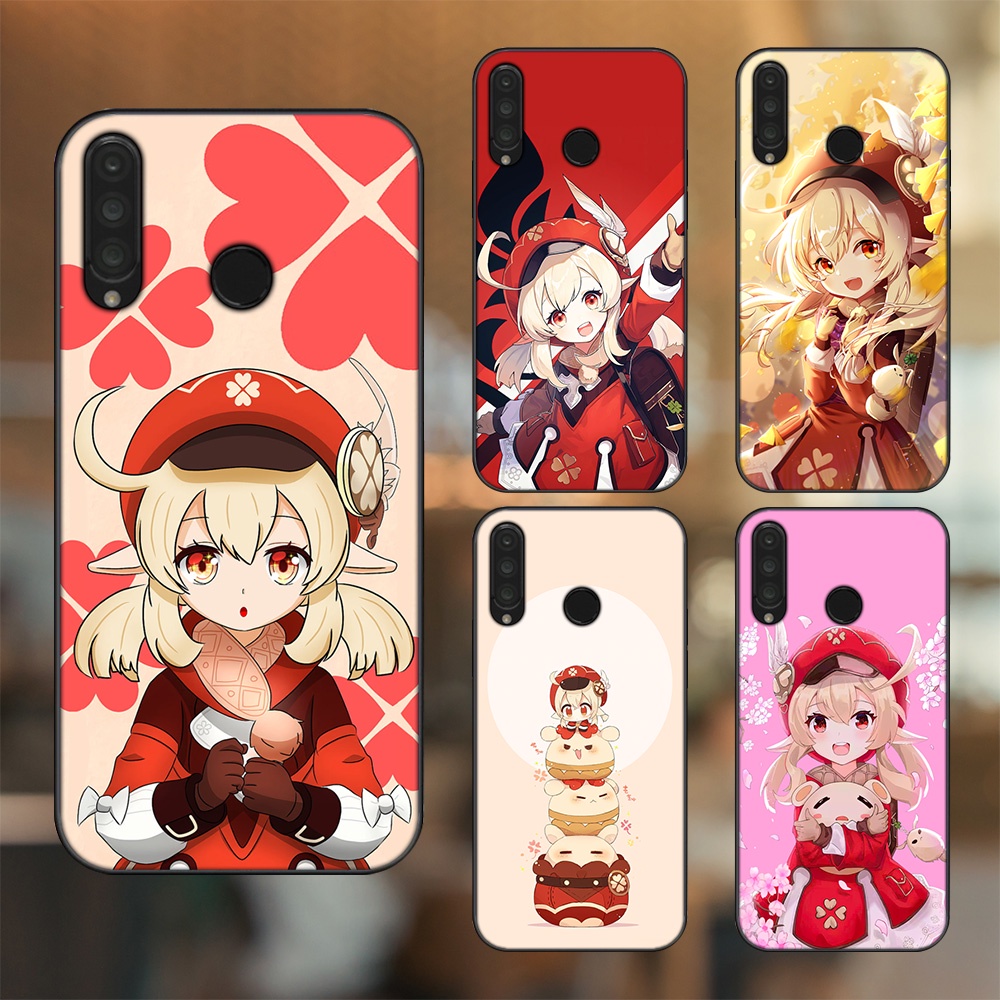 Ốp lưng Huawei P30 Lite, Nova 4e viền đen in hình Klee Genshin Impact