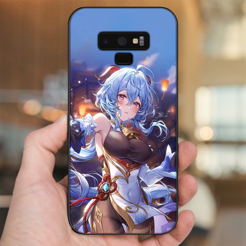 Ốp lưng Samsung Note 9 viền đen in hình Ganyu Genshin Impact