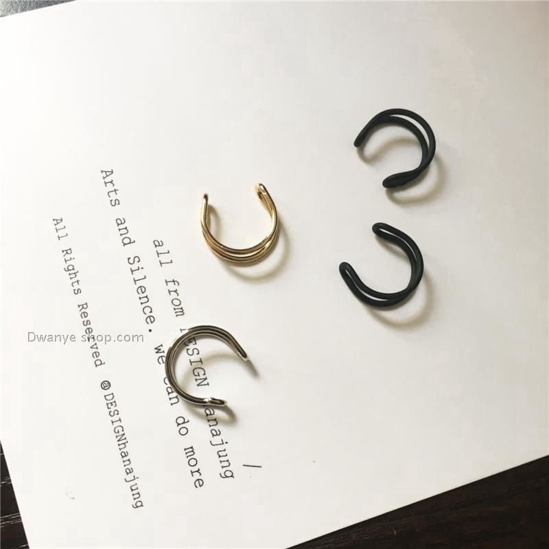 Bông tai tròn phong cách punk đơn giản cá tính