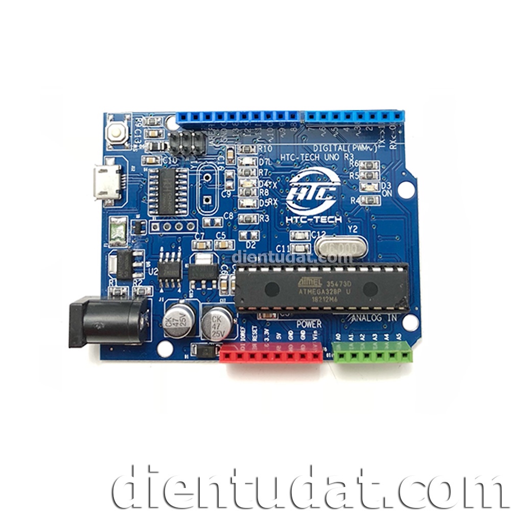 Mạch HTC Uno  R3 - Tương Thích Arduino Uno R3