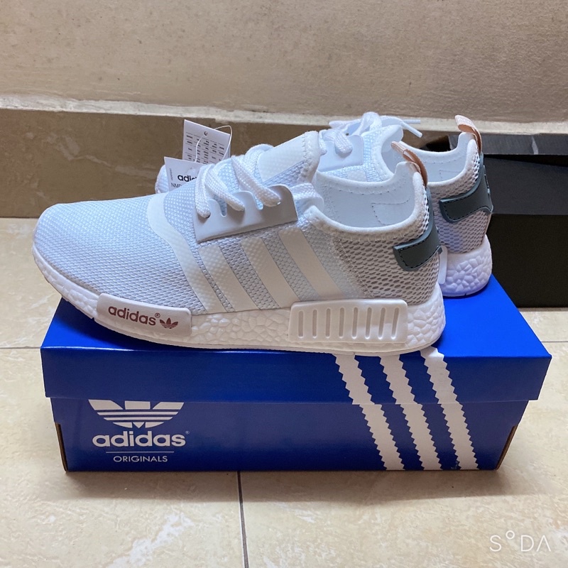 Giày Sneaker Adidas NMD R1 Trắng Xanh (fullbox)