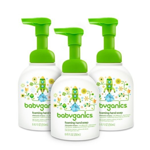 Nước Rửa Tay Tạo Bọt Cho Bé Babyganics (fregnacare)