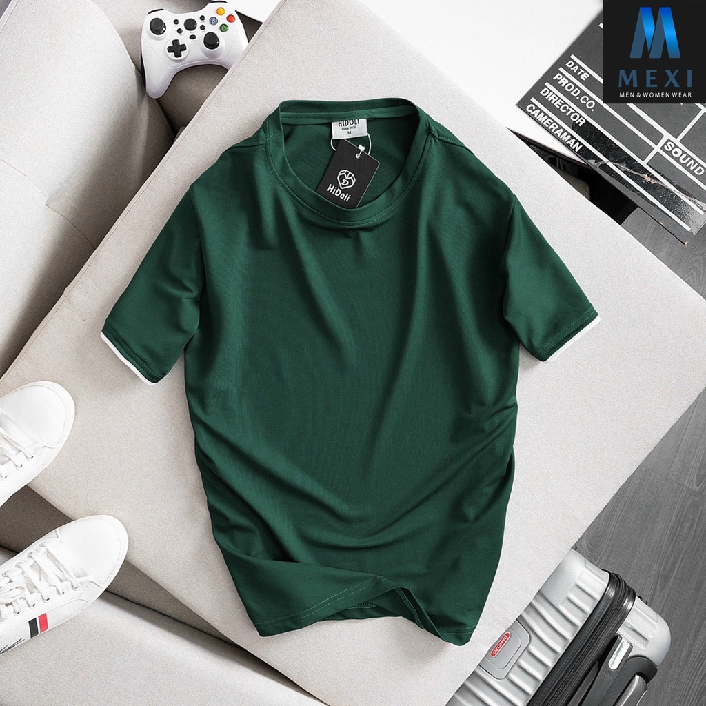 Áo thun nam Hidoli-MEXI Cao Cấp- Áo phông nam cộc tay Layer năng động cá tính