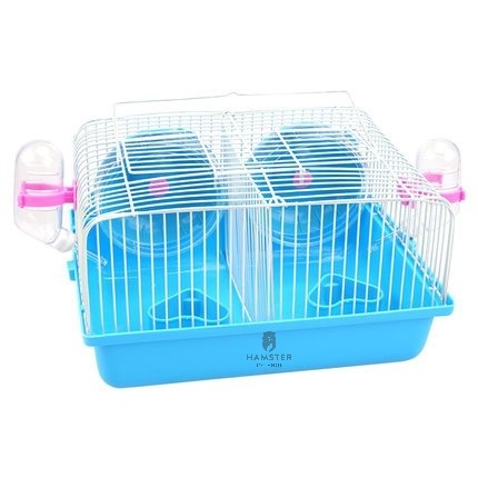Lồng Hamster ngăn đôi  Full Phụ Kiện cho Hamster, sóc