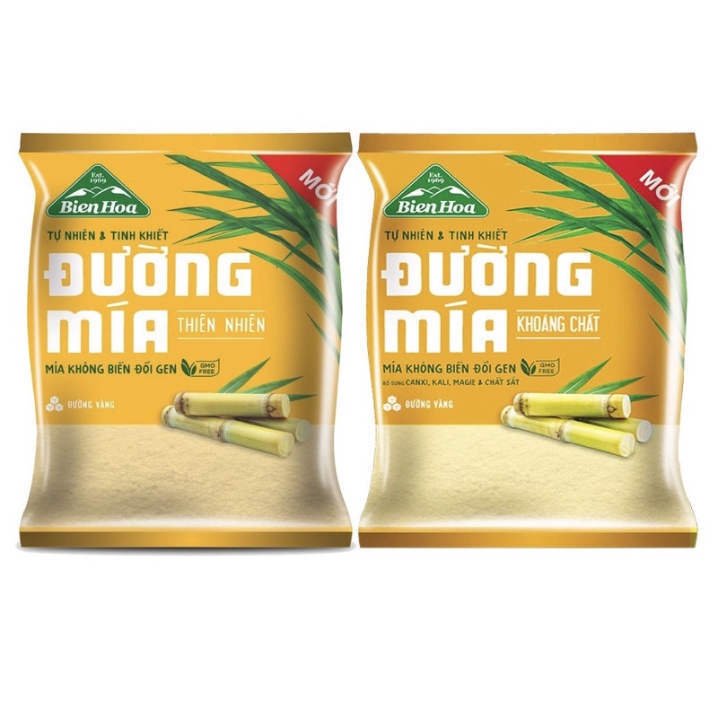 Đường vàng Biên Hoà, đường mía thiên nhiên 1kg