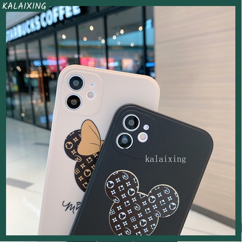 Ốp Điện Thoại Mềm Hình Vuông Đơn Giản Cho iPhone 11 / 12 / 13 Pro Max 12mini 13mini