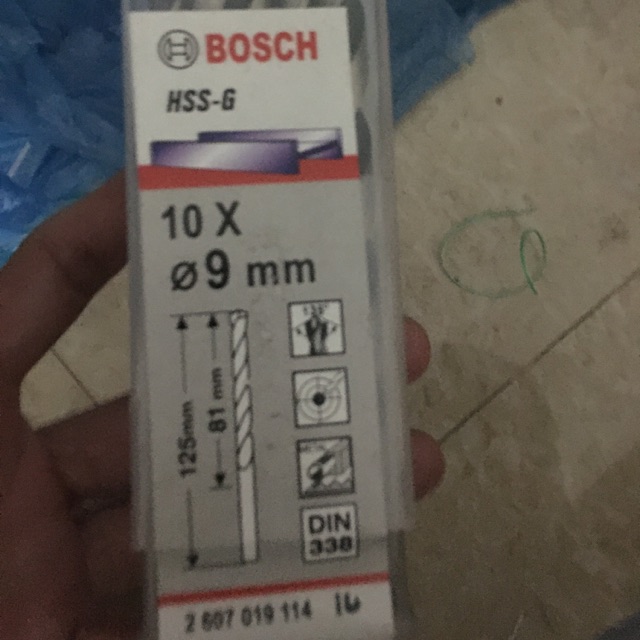 Mũi khoan sắt inox bosch mũi khoan $ 9 1 hộp 10 mũi