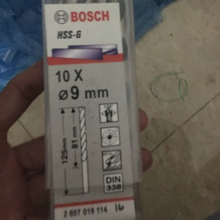 Mũi khoan sắt inox bosch mũi khoan $ 9 1 hộp 10 mũi