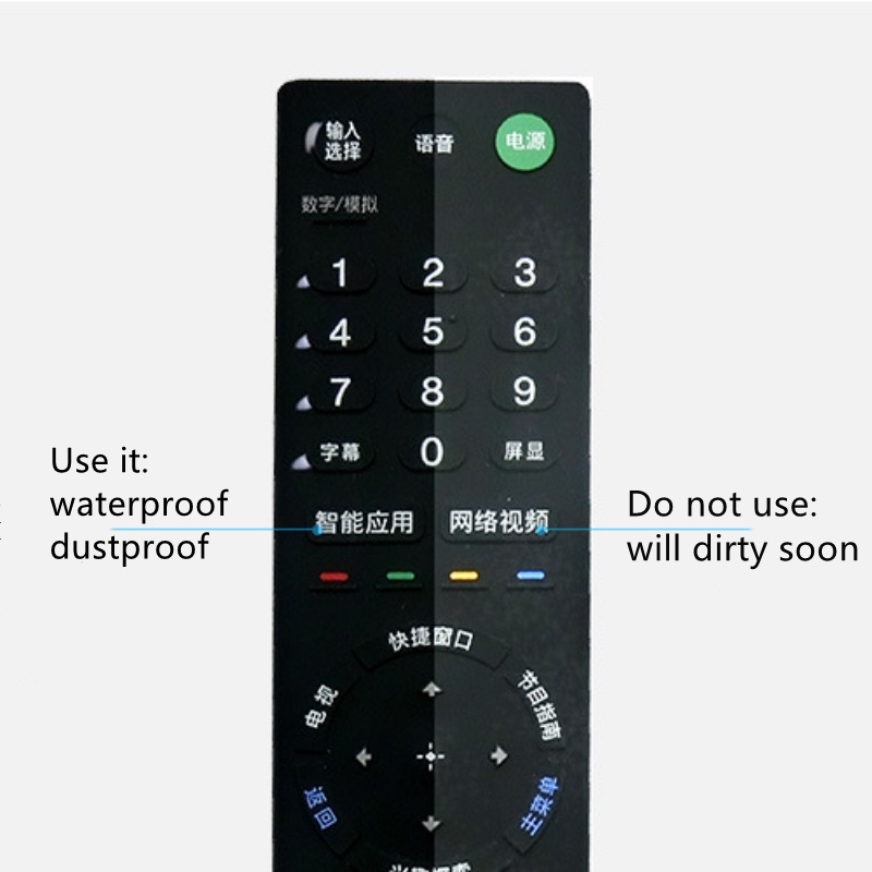 Bộ 10 Túi Co Nhiệt Trong Suốt Chống Nước Chống Bụi Bảo Vệ Cho Điều Khiển TV Box Ốp