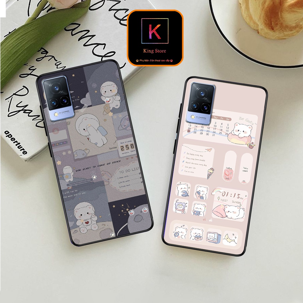 Ốp lưng Vivo V20 - Vivo V20e - Vivo V21 - Ốp in hình thỏ con dễ thương