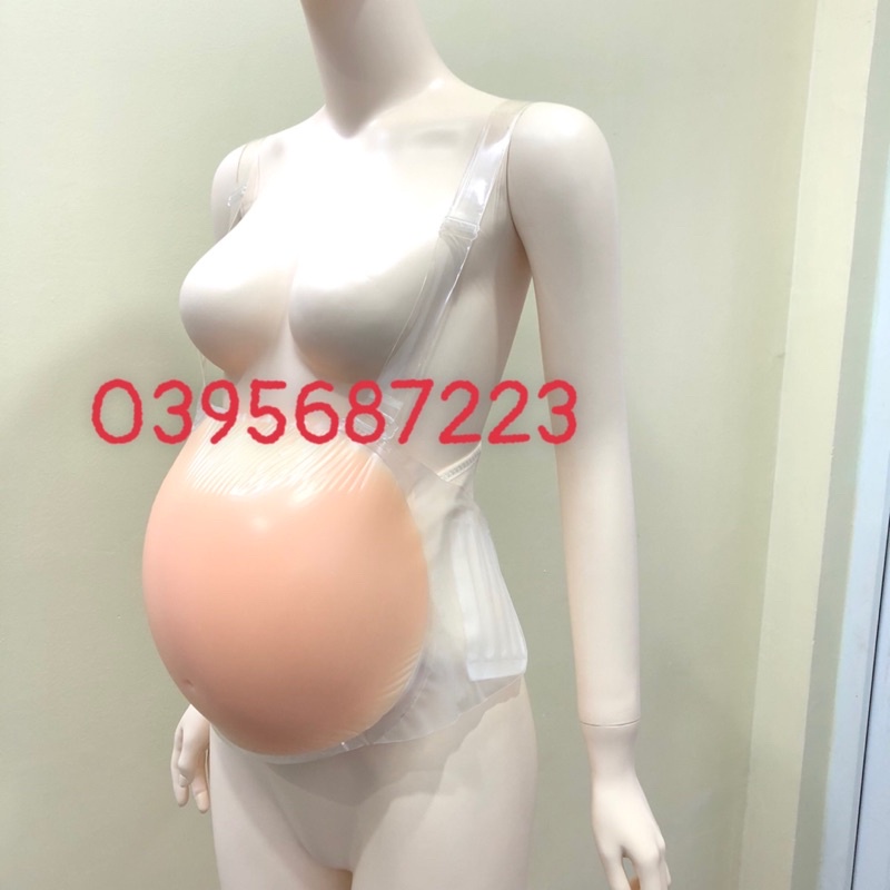 Bụng bầu giả 4000g - song sinh 7_8 tháng