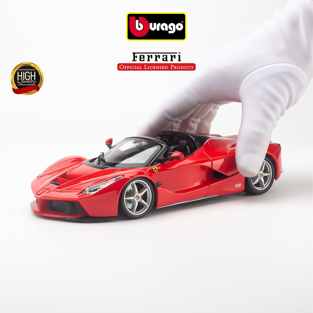 Mô hình siêu xe Ferrari SF90 Stradale, LaFerrari, F12 TDF, 488 GTB 1:24