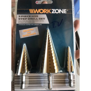 mũi khoan tháp 3 mũi 4-32ly khoan sắt nhôm gỗ đa năng