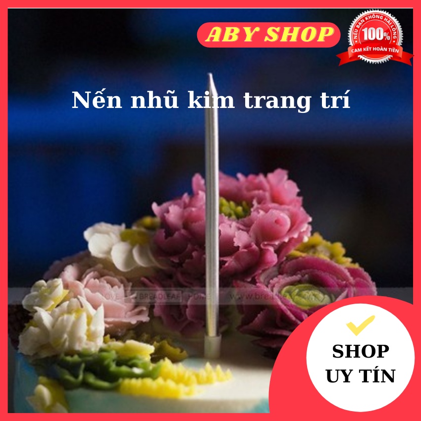 Nến nhũ kim trang trí ⚡ HÀNG CAO CẤP ⚡ nến nhũ trang trí bánh kem, bánh sinh nhật