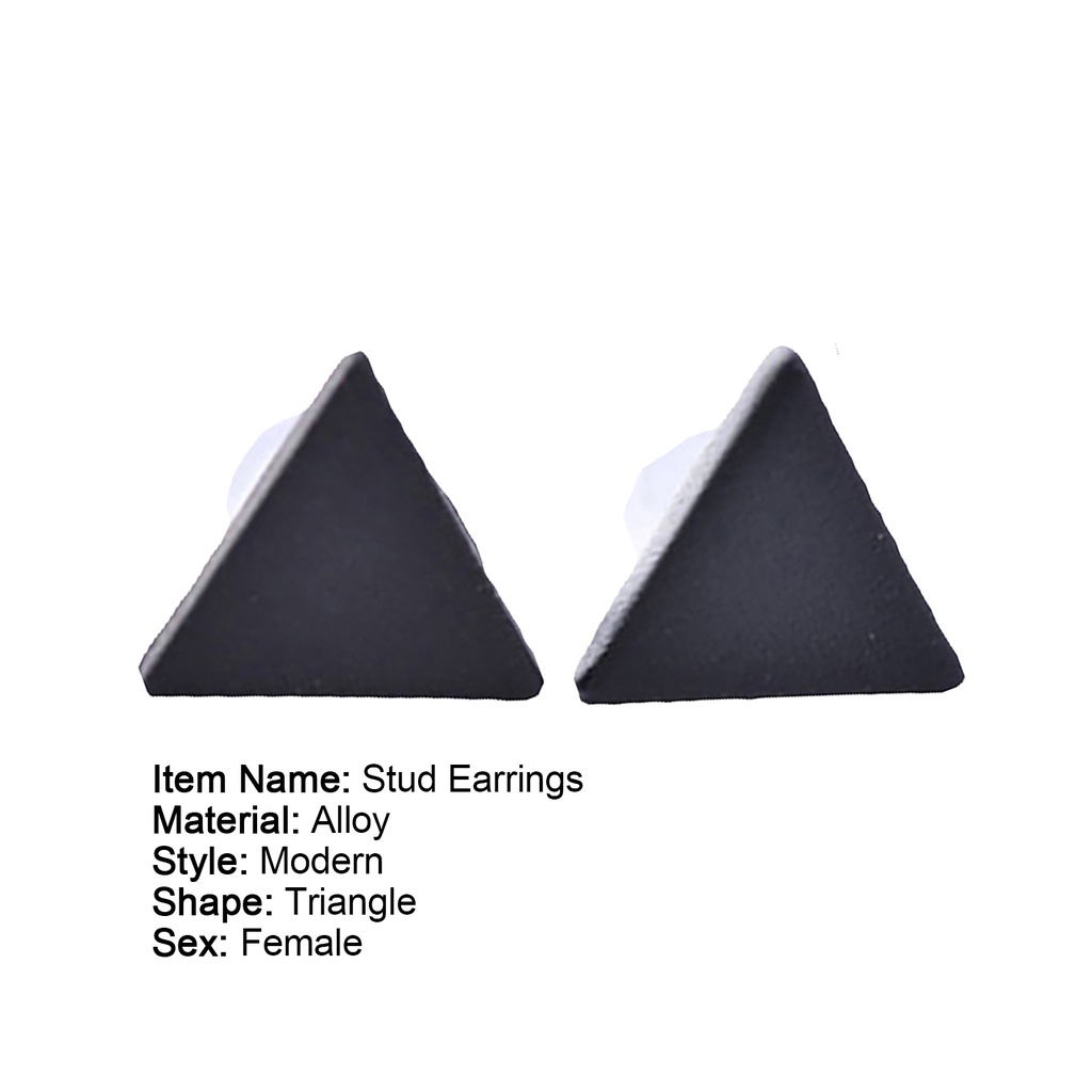 Hoa tai kiểu dáng tam giác đơn giản thời trang cho nữ