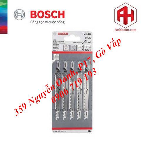 Lưỡi cưa lọng gỗ Bosch T234X