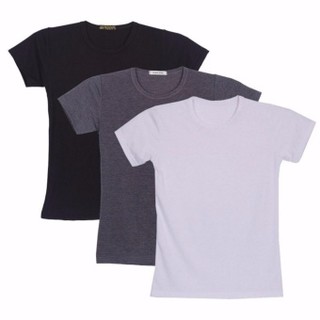 COMBO 3 ÁO THUN NAM BODY CỔ TRÒN (ĐEN, TRẮNG, XÁM)