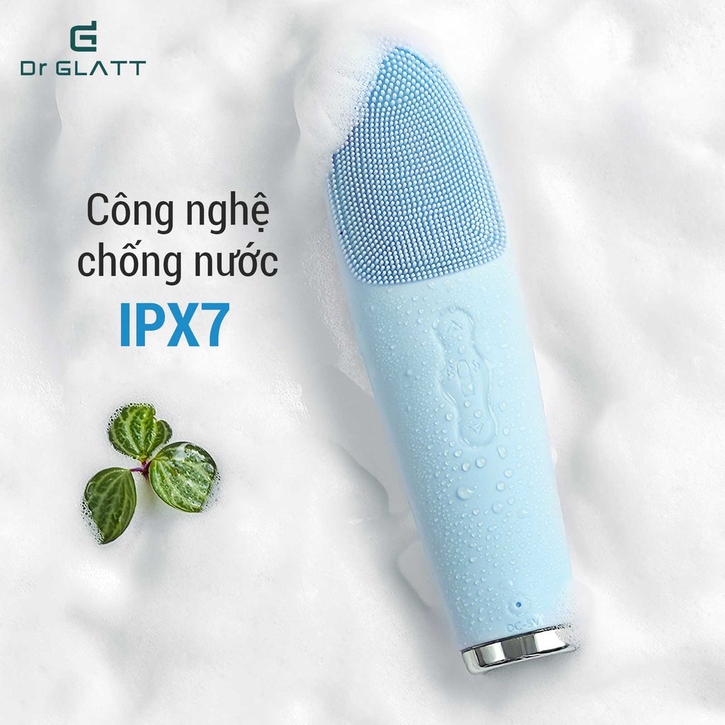 Máy rửa mặt Dr Glatt Dua Fit Pro, chăm sóc da toàn diện, rửa mặt, tẩy trang, đẩy dưỡng 3in1